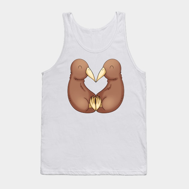 Kiwi Heart Tank Top by CaptainShivers